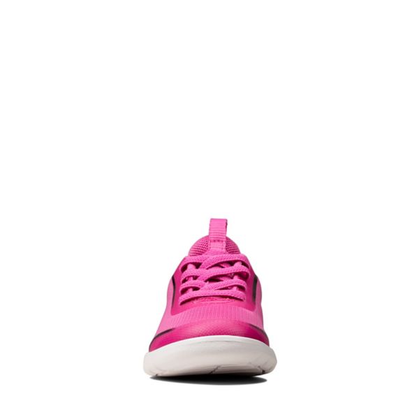 Clarks Girls Suburb Spark Toddler Trainers Pink | CA-7831265